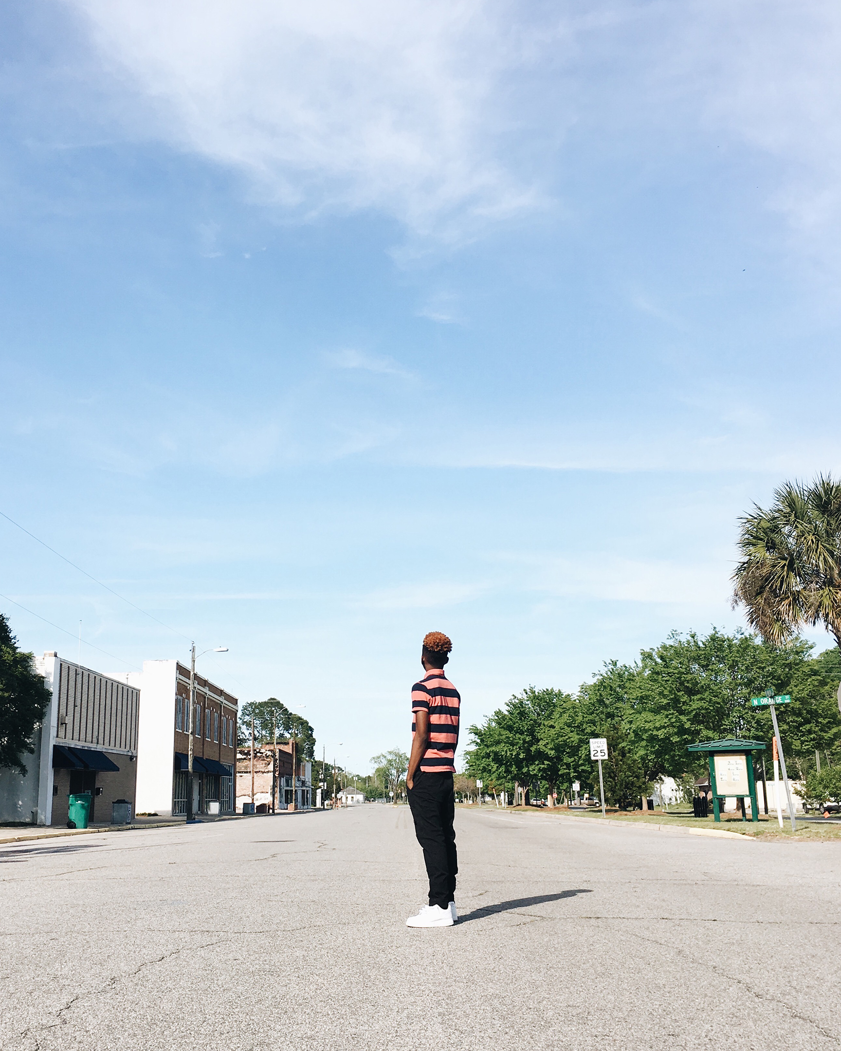 Ky'Ree standing in the street