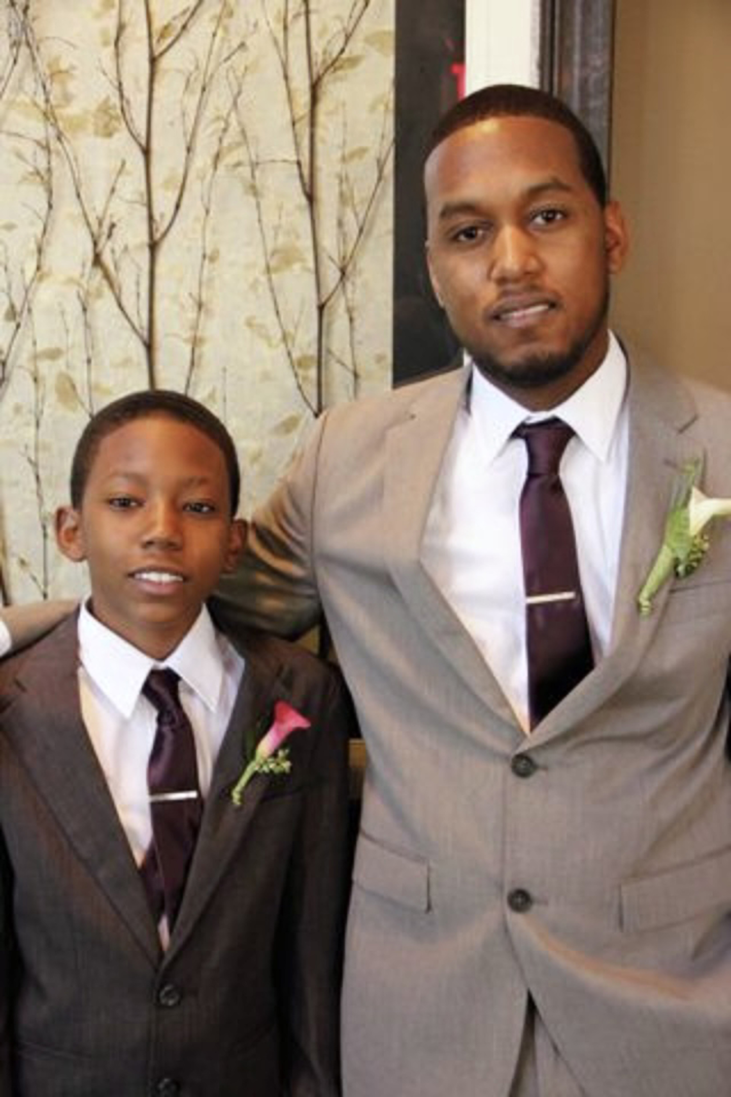 Ky'Ree on our wedding day